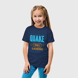 Футболка хлопковая детская Игра Quake pro gaming, цвет: тёмно-синий — фото 2