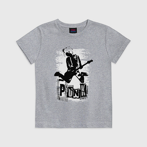 Детская футболка Punk jump / Меланж – фото 1