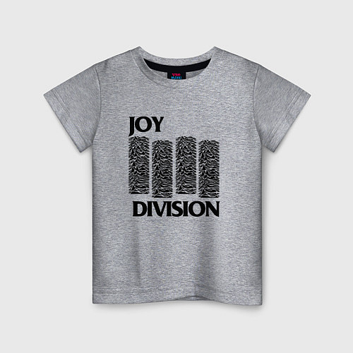 Детская футболка Joy Division - rock / Меланж – фото 1