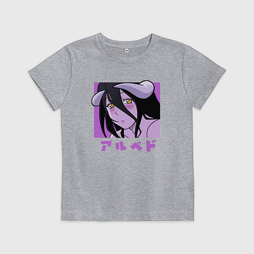Детская футболка Милая Альбедо / Меланж – фото 1