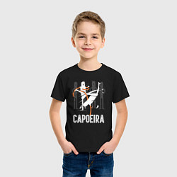 Футболка хлопковая детская Capoeira - contactless combat, цвет: черный — фото 2