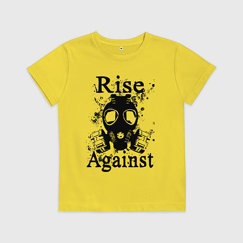 Детская футболка Rise Against rock / Желтый – фото 1