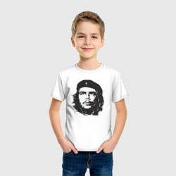 Футболка хлопковая детская Че Гевара - рисунок, цвет: белый — фото 2