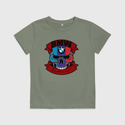 Футболка хлопковая детская BMW sport mind, цвет: авокадо