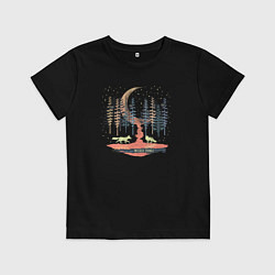 Футболка хлопковая детская Дикие Вещи, цвет: черный