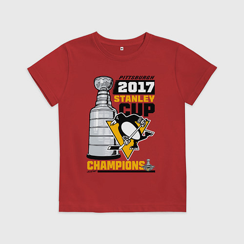 Детская футболка Питтсбург Пингвинз НХЛ / Красный – фото 1