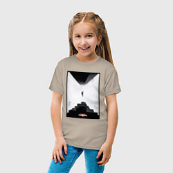 Футболка хлопковая детская Летящая Джесси, цвет: миндальный — фото 2