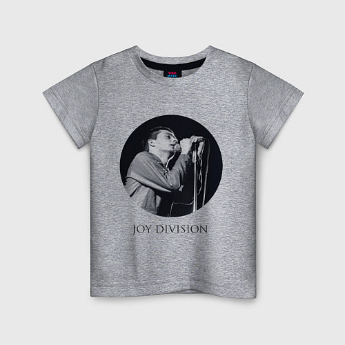 Детская футболка Joy Division: Ian Curtis / Меланж – фото 1