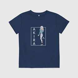 Футболка хлопковая детская Акира арт - Инцидент Кэмоно, цвет: тёмно-синий