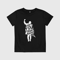 Футболка хлопковая детская The Breakfast Club, цвет: черный