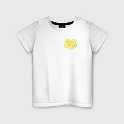 Футболка хлопковая детская Bitcoin Police, цвет: белый