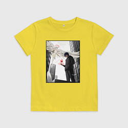 Футболка хлопковая детская Нассе и Мирай Какэхаси - Платиновый предел, цвет: желтый