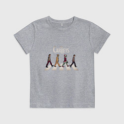 Футболка хлопковая детская The Carreys, цвет: меланж