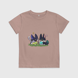 Детская футболка Котики Сайно и Тигнари