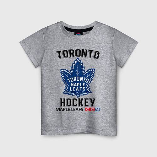 Детская футболка Торонто нхл / Меланж – фото 1