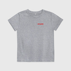 Футболка хлопковая детская Arasaka uniform, цвет: меланж