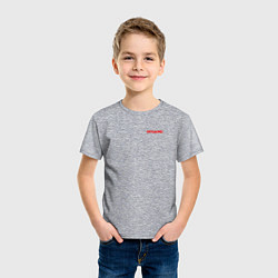 Футболка хлопковая детская Arasaka uniform, цвет: меланж — фото 2