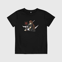 Футболка хлопковая детская Рыцарь вампир - Юки Кросс, цвет: черный