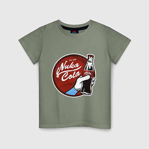 Детская футболка Nuka cola sticker / Авокадо – фото 1