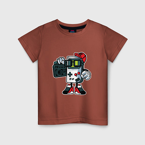 Детская футболка Nintendo - game boy / Кирпичный – фото 1