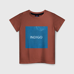 Футболка хлопковая детская Indigo, цвет: кирпичный