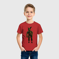 Футболка хлопковая детская Springtrap, цвет: красный — фото 2