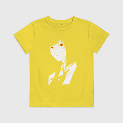 Футболка хлопковая детская Йор - демон войны, цвет: желтый