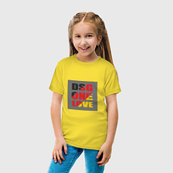 Футболка хлопковая детская Коробка DSG, цвет: желтый — фото 2