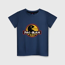 Футболка хлопковая детская Pac-man game, цвет: тёмно-синий