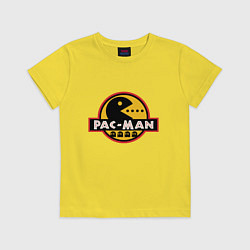 Футболка хлопковая детская Pac-man game, цвет: желтый