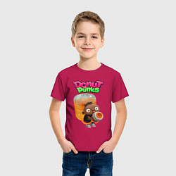 Футболка хлопковая детская Содапоп, цвет: маджента — фото 2