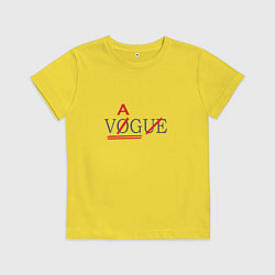 Футболка хлопковая детская VAG not VOGUE, цвет: желтый
