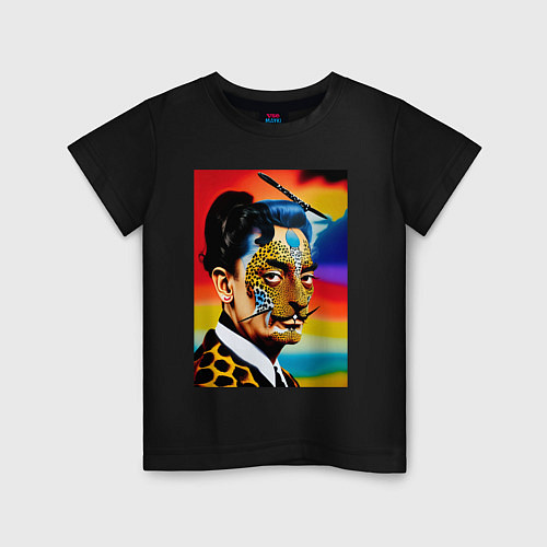 Детская футболка Salvador Dali: Art / Черный – фото 1