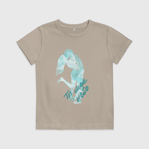 Детская футболка Мое небо / Миндальный – фото 1