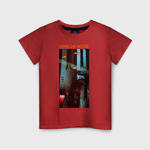 Детская футболка Depeche Mode: Poster / Красный – фото 1