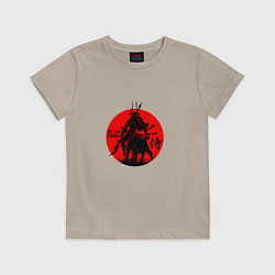 Футболка хлопковая детская Last Samurai, цвет: миндальный