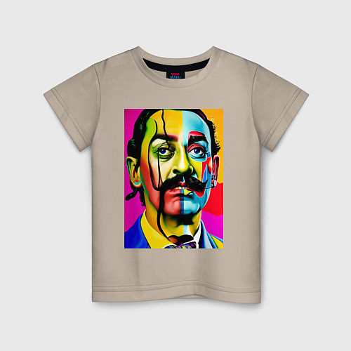 Детская футболка Salvador Dali / Миндальный – фото 1