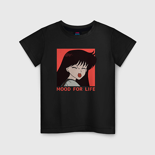 Детская футболка Рей Хино / Черный – фото 1