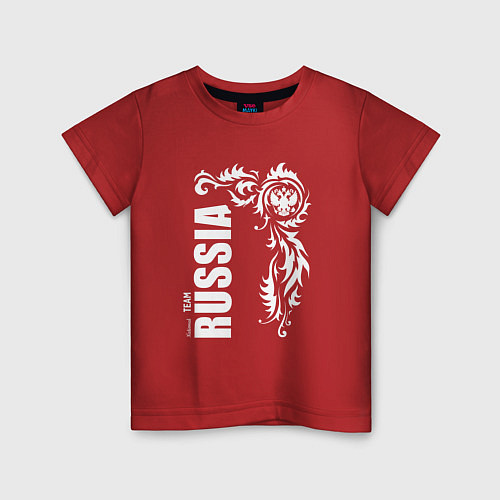 Детская футболка Национальная сборная: Russia national team / Красный – фото 1