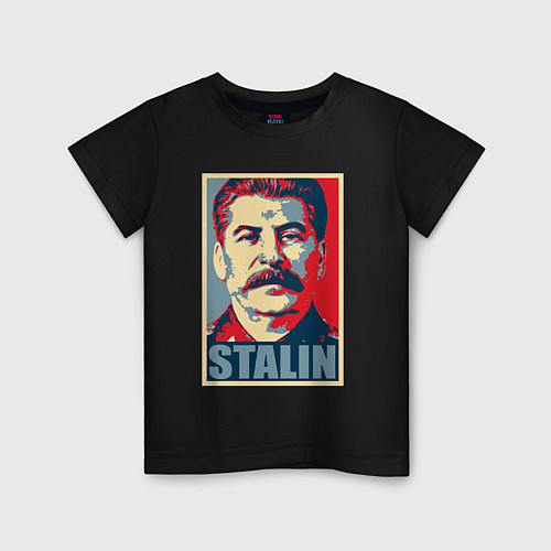 Детская футболка Stalin USSR / Черный – фото 1