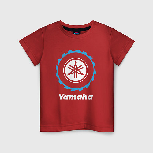 Детская футболка Yamaha в стиле Top Gear / Красный – фото 1