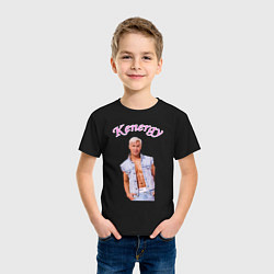 Футболка хлопковая детская Kenergy, цвет: черный — фото 2