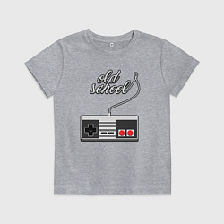 Футболка хлопковая детская Джойстик, цвет: меланж