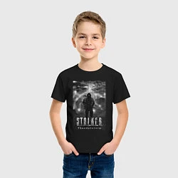 Футболка хлопковая детская Stalker thunderstorm, цвет: черный — фото 2