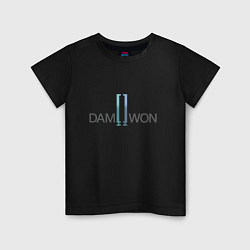 Футболка хлопковая детская DAMWON Gaming, цвет: черный