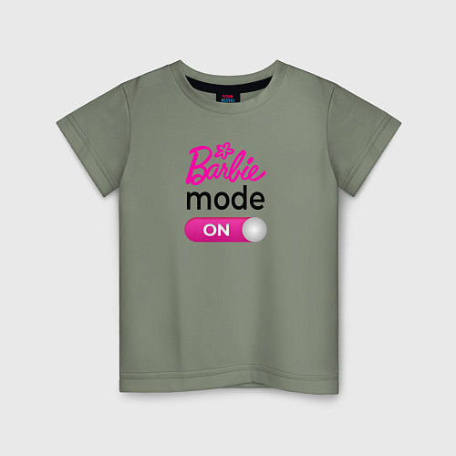 Детская футболка Барби мод / Авокадо – фото 1
