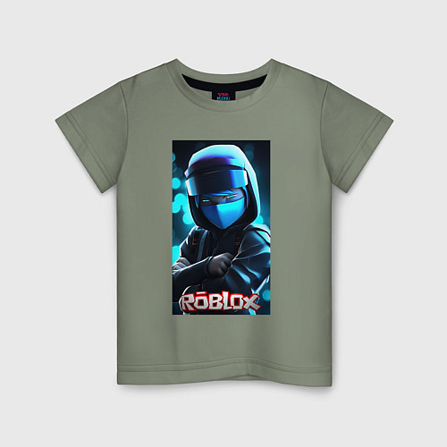 Детская футболка Roblox blue / Авокадо – фото 1