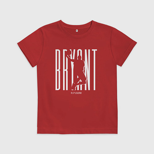 Детская футболка Легенда Коби Брайант / Красный – фото 1