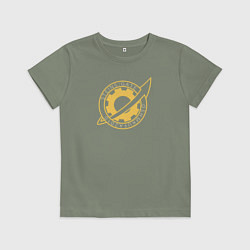 Футболка хлопковая детская Steins Gate OSHMKUFA 2010, цвет: авокадо
