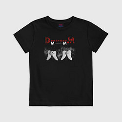 Футболка хлопковая детская Depeche Mode 2023 Memento Mori - Angels 07, цвет: черный